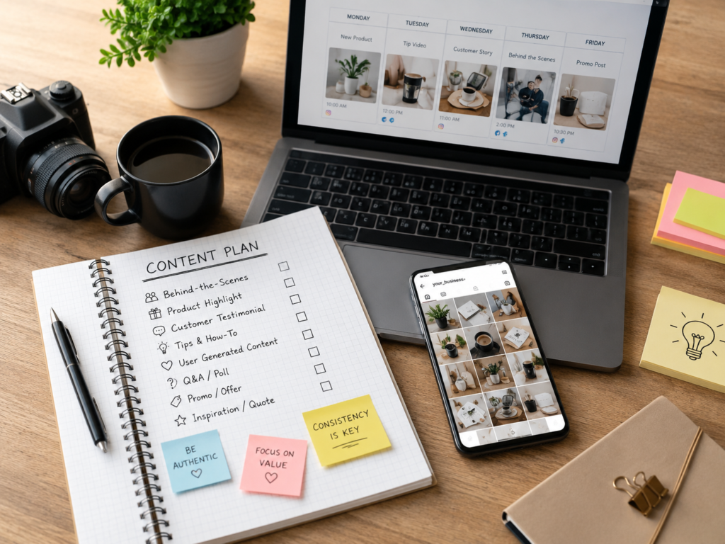 Practical example illustrating helpful content for Google for a small business
