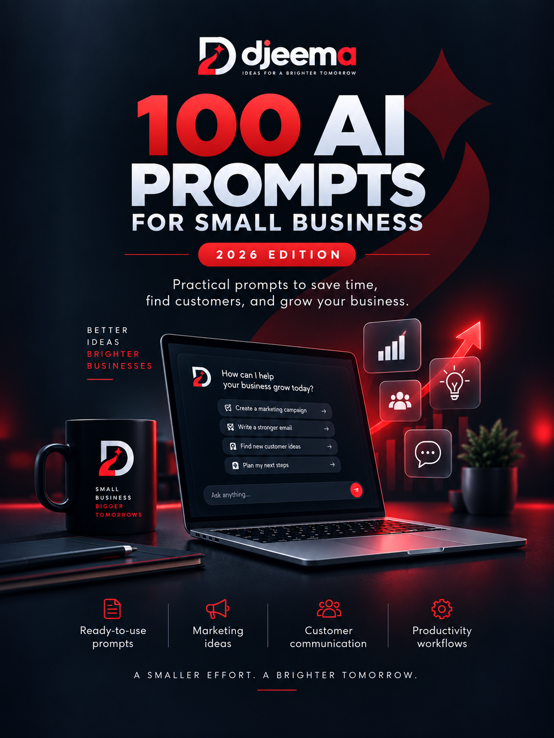 100 AI Prompts for Small Business Growth – 2026 Edition